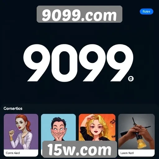 A diversidade de gêneros no site 9099.com